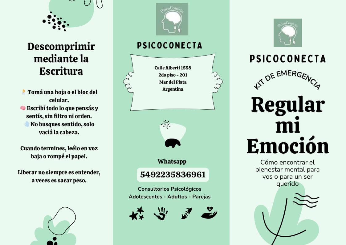 Kit de Emergencia: Regular mis Emociones - Guía con técnicas de escritura terapéutica y regulación emocional